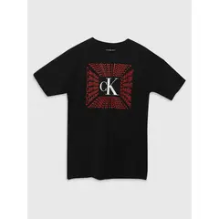 CALVIN KLEIN - Polera Niño Twilight Negro