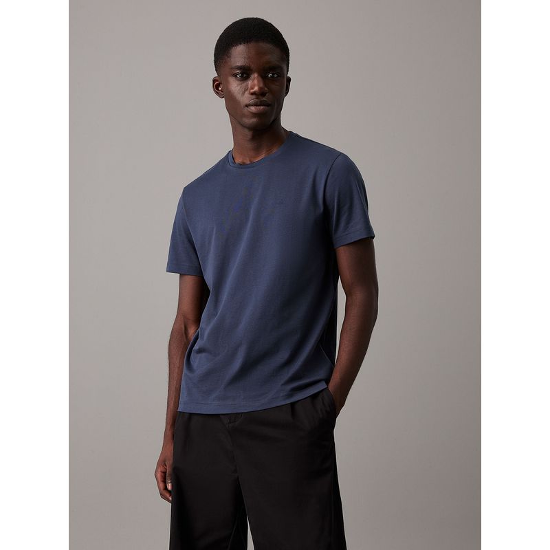 CALVIN KLEIN - Polera Liquid Touch Azul Calvin Klein