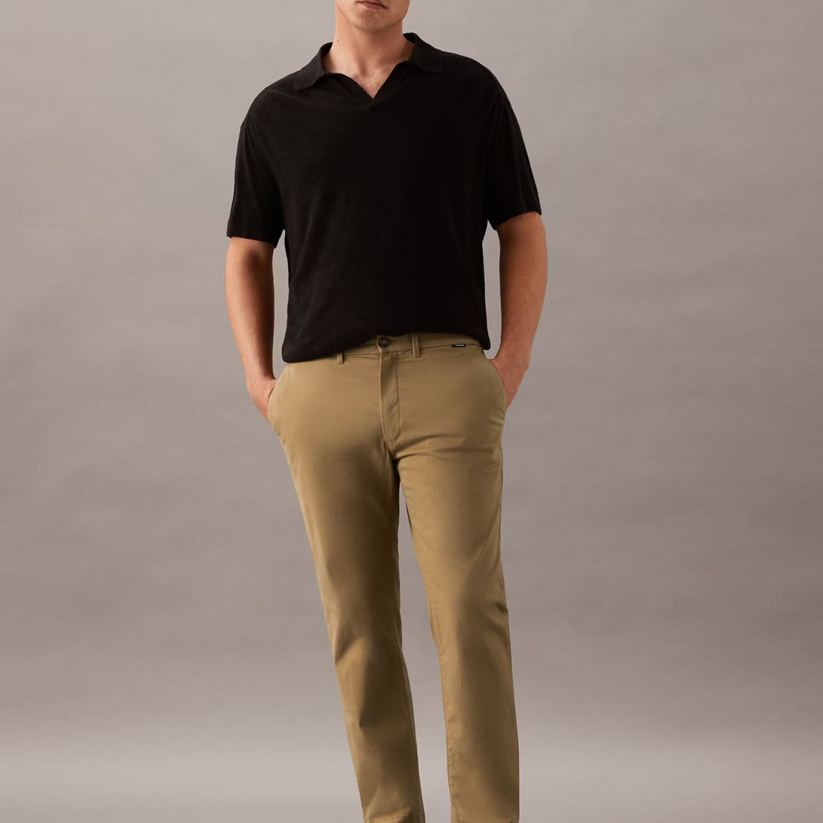 CALVIN KLEIN - Pantalón Chino Modern Twill Beige Calvin Klein