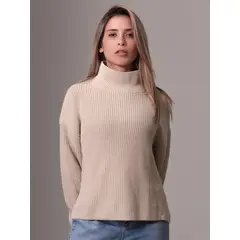 CALVIN KLEIN - Sweater Chunky Loose Beige