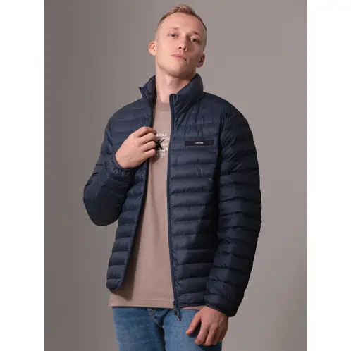 CALVIN KLEIN - Parka Quilt Azul