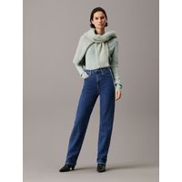 Jeans High Rise Straight Azul