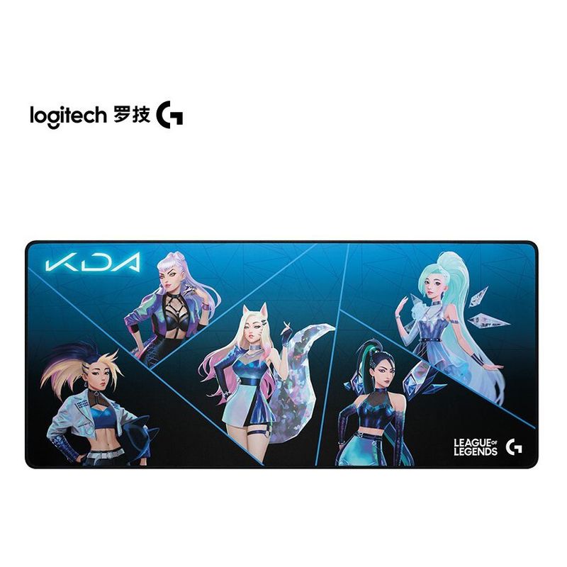 LOGITECH - Logitech mouse pad gaming g840 kda edition alfombrilla larga