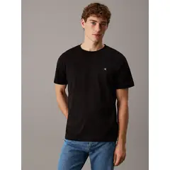 CALVIN KLEIN - Polera Ck Embro Badge Negro