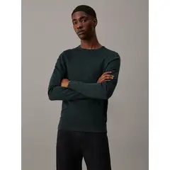 CALVIN KLEIN - Sweater Merino Rws Crew Neck Sweater Verde