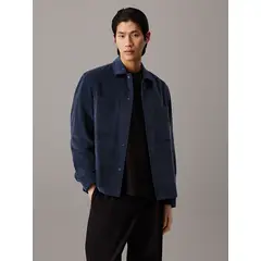 CALVIN KLEIN - Camisa corduroy Azul