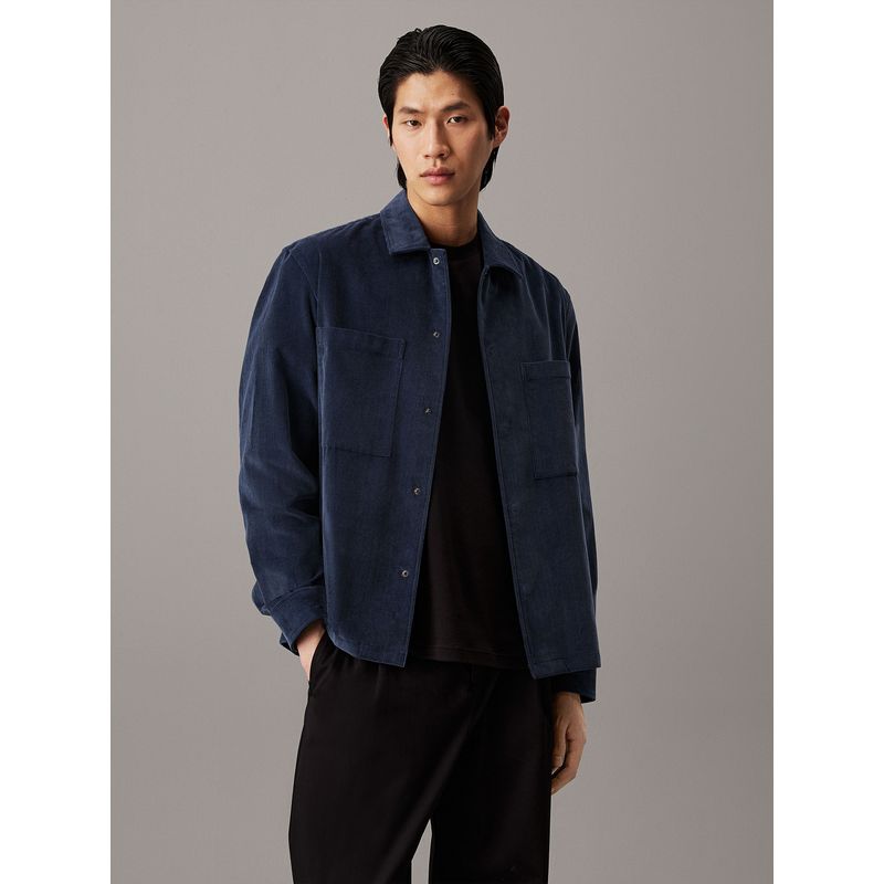 CALVIN KLEIN - Camisa corduroy Azul Calvin Klein