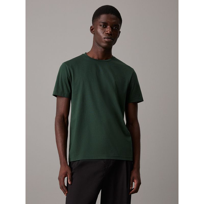 CALVIN KLEIN - Polera Liquid Touch Verde Calvin Klein