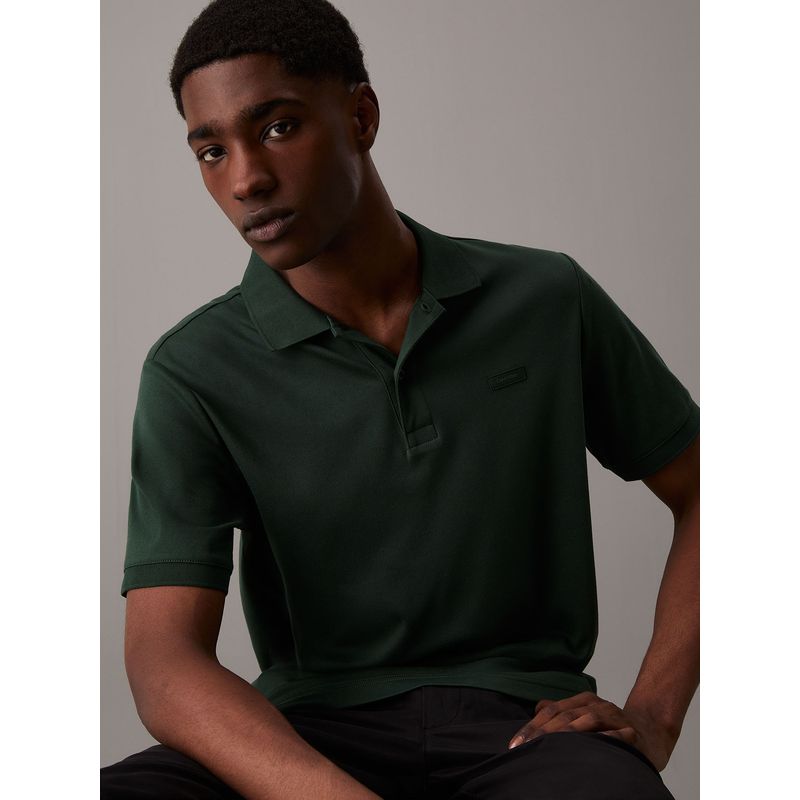 CALVIN KLEIN - Polo Liquid Touch Slim Verde Calvin Klein