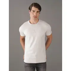 CALVIN KLEIN - Polera Monologo Gris