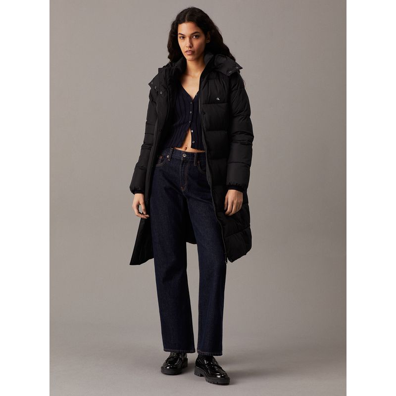 CALVIN KLEIN - Parka Monologo Non Down Negro Calvin Klein