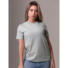 CALVIN KLEIN - Polera Embroidered Verde