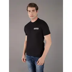 CALVIN KLEIN - Polera Raised Concrete Negro