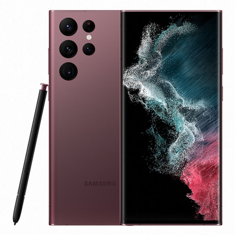 SAMSUNG - Samsung Galaxy S22 Ultra 5G 8+128GB Wine Reacondicionado