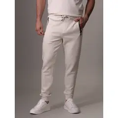 CALVIN KLEIN - Jogger Lux Tech Crema