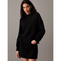 Sweater Ck Intarsia Loose Negro