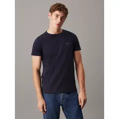 CALVIN KLEIN - Polera Stretch Slim Fit Azul