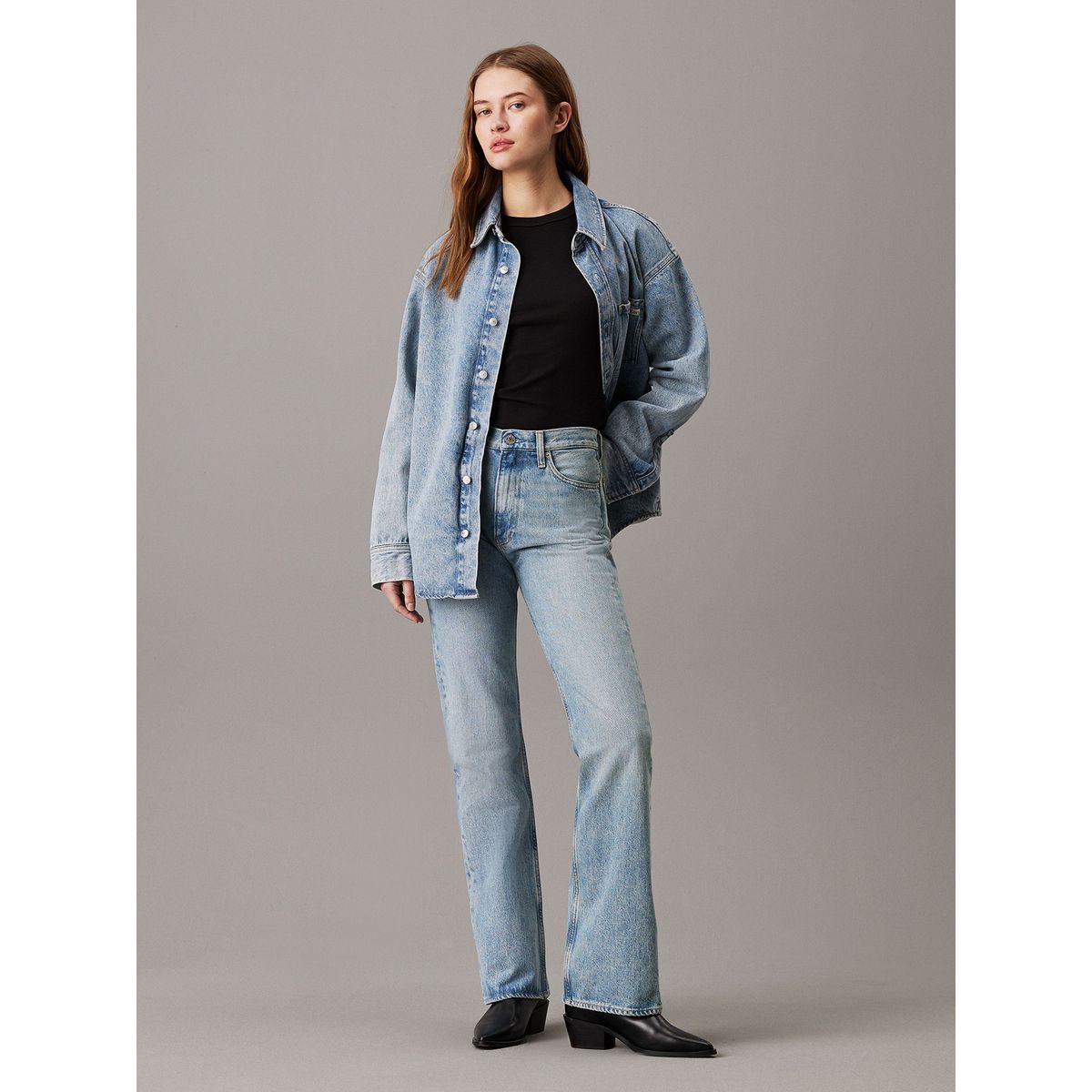 CALVIN KLEIN - Jeans Authentic Bootcut Celeste Calvin Klein