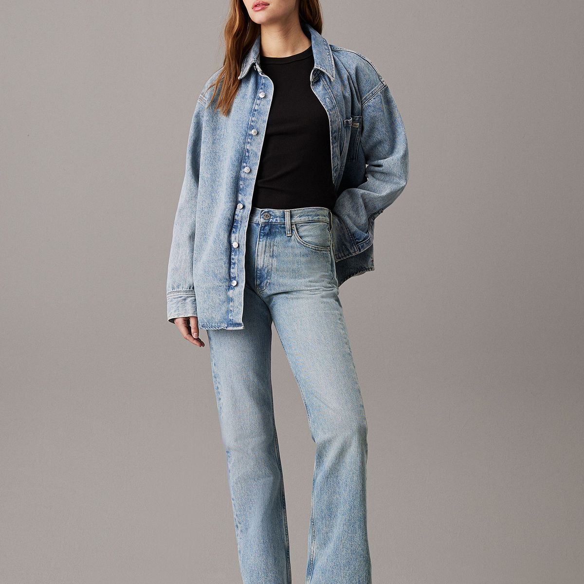 CALVIN KLEIN - Jeans Authentic Bootcut Celeste Calvin Klein