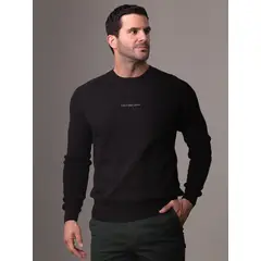 CALVIN KLEIN - Sweater Monologo Sweater Negro