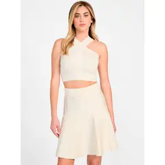 GUESS - Blusa Sl Mirage Ottoman Staci Swtr Blanco