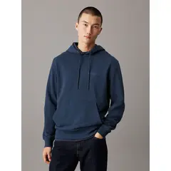 CALVIN KLEIN - Polerón con Gorro Institutional Azul