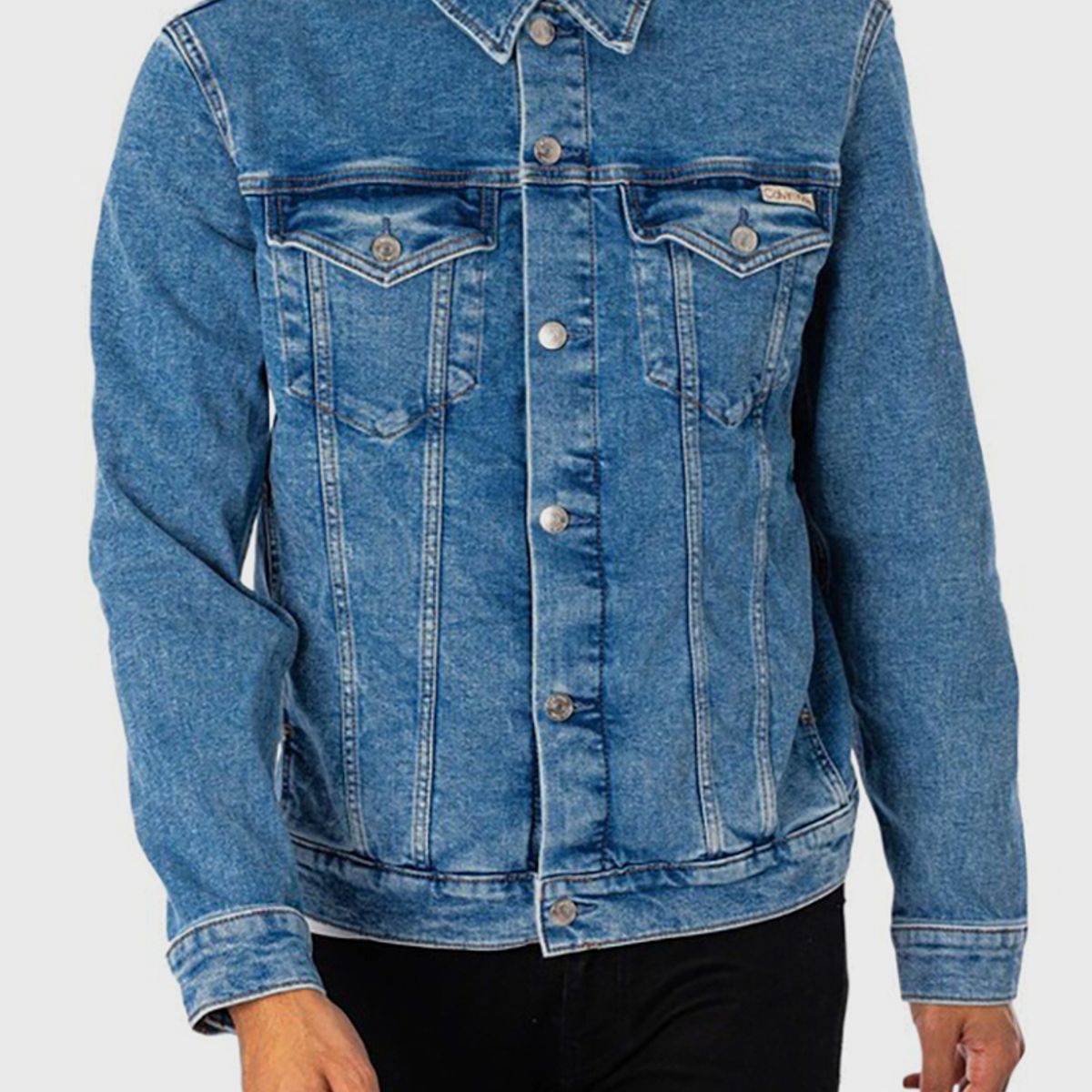 CALVIN KLEIN - Chaqueta Slim Denim Azul Calvin Klein