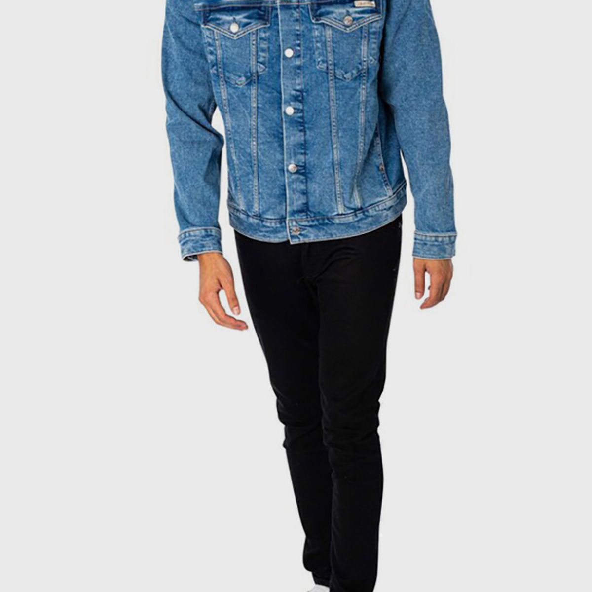 CALVIN KLEIN - Chaqueta Slim Denim Azul Calvin Klein