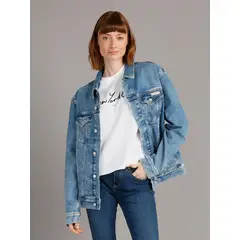 CALVIN KLEIN - Chaqueta Slim Denim Azul