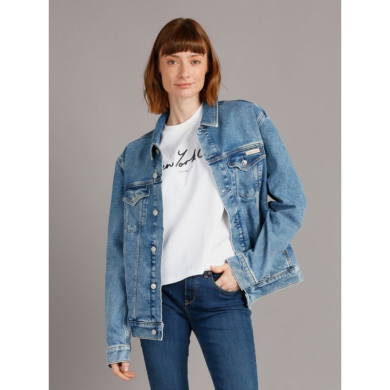 CALVIN KLEIN - Chaqueta Slim Denim Azul Calvin Klein
