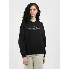 CALVIN KLEIN - Polerón Nyc Relaxed Negro