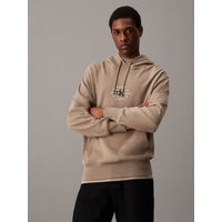 Polerón con Gorro Nyc Stamp Graphic Beige