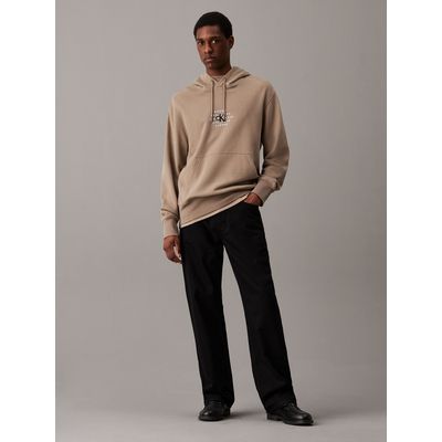 Imagen 2 del producto Polerón con Gorro Nyc Stamp Graphic Beige