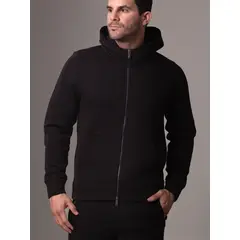 CALVIN KLEIN - Polerón con Gorro Spacer Negro