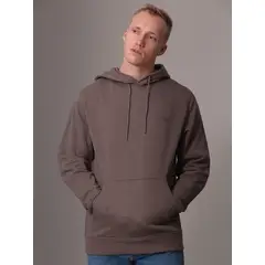 CALVIN KLEIN - Polerón con Gorro Institutional Café