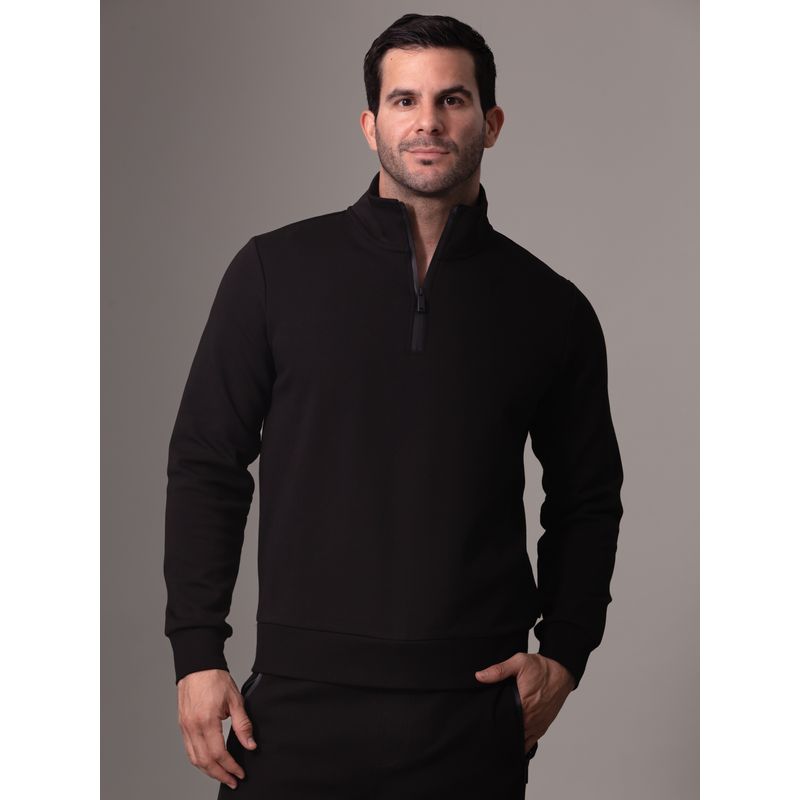 CALVIN KLEIN - Polerón Lux Tech Negro Calvin Klein