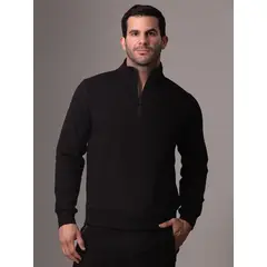 CALVIN KLEIN - Polerón Lux Tech Negro