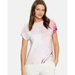GUESS - Polera Ss Cn Logo Kimono Tee Blanco