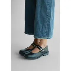 GIANI DAFIRENZE - Zapato Mujer De Cuero Malala Negro C4