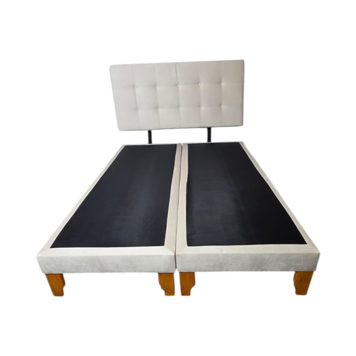 DISEÑOS VALESTRINI - CAMA DOS PLAZAS FELPA CRUDO