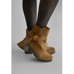 GIANI DAFIRENZE - Botin Mujer De Cuero Makira Camel C11