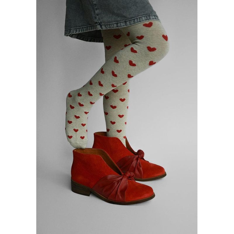 GIANI DAFIRENZE - Botin Mujer De Cuero Florence Rojo C5