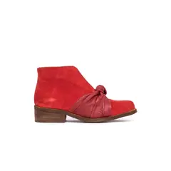GIANI DAFIRENZE - Botin Mujer De Cuero Florence Rojo C5