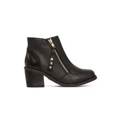 GIANI DAFIRENZE - Botin Mujer De Cuero Sai Negro C12