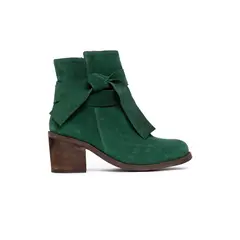 GIANI DAFIRENZE - Botin Mujer De Cuero Makira Verde C12