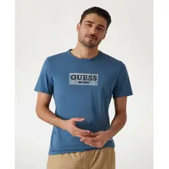 GUESS - Polera Ss Cn Box Tee Gris Oscuro