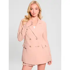 GUESS - Chaqueta New Fiona Double Breast Blazer Rosado
