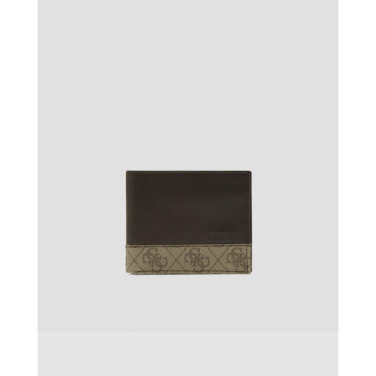 GUESS - Billetera Rfid Fabio Passcase Café Guess