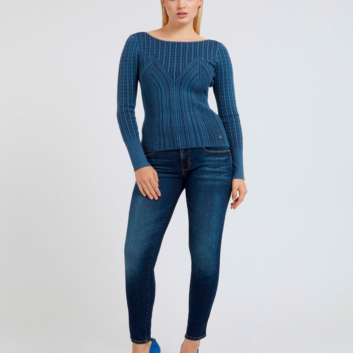 GUESS - Jeans Curve X Azul Guess