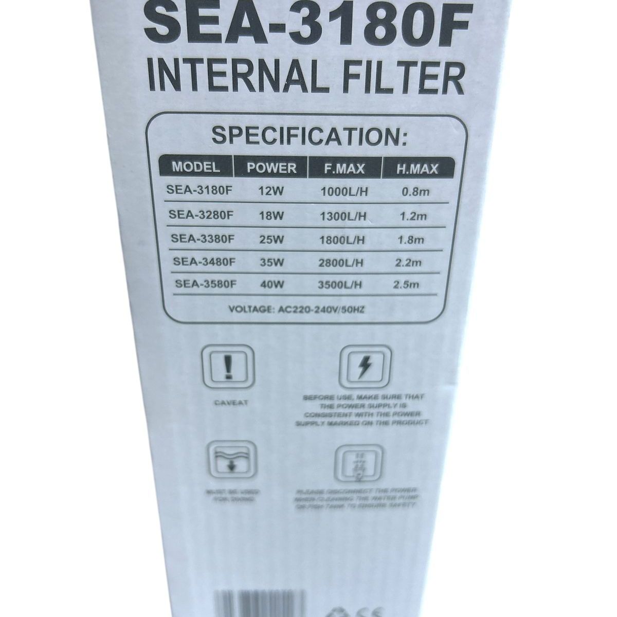 GENERICO - Filtro para acuario Sea-3180f